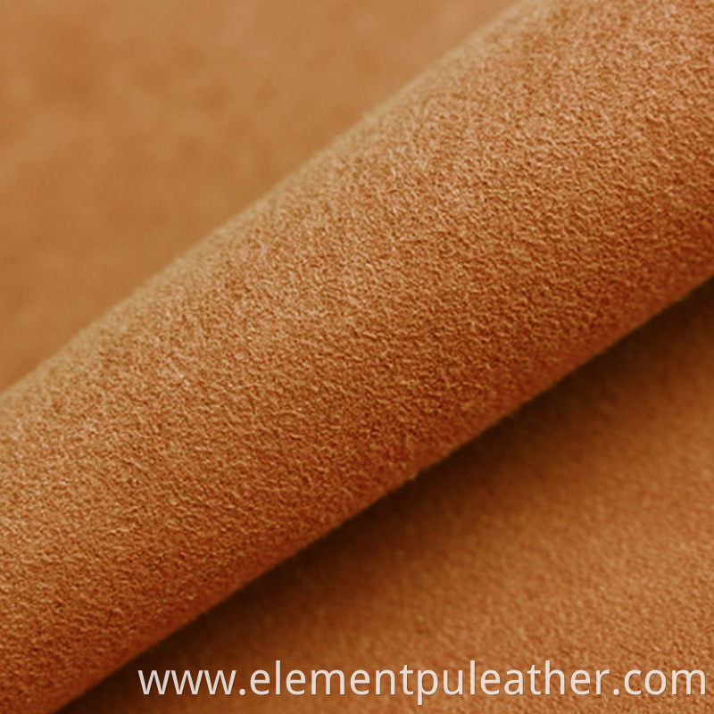 Suede Backing PU Leather Materials